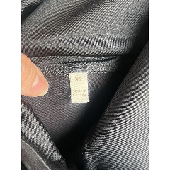 Soft Surroundings Ponte Twilight Floral Leggings - Size XS - Black - Picture 7 of 8